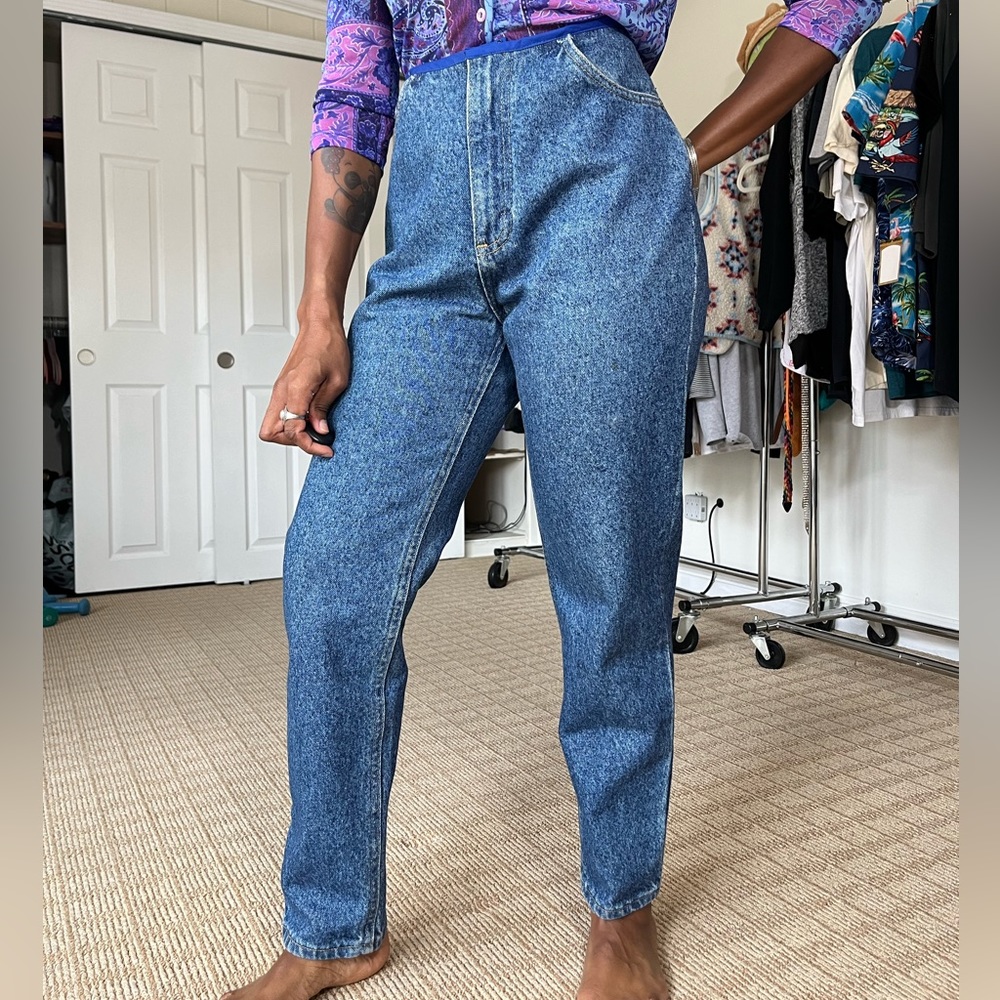 Vintage Lee jeans no size but fits like a 6 no flaws - Picture 1 of 5